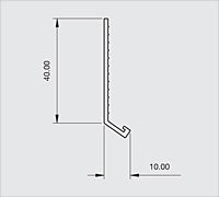 Renderplas PVC Bellcast Bead 2500mm x 15mm (Pack of 25) - B15